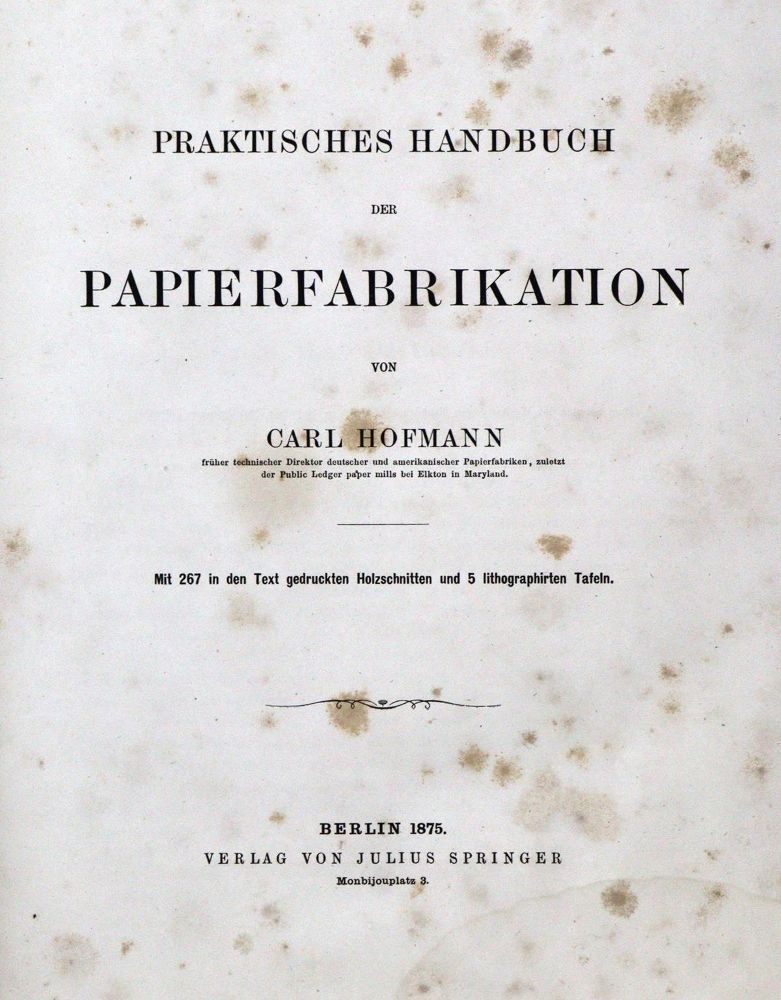 Große Abbildung Nr.3: 132-1512 Hofmann,C.: (Verschiedene Gebiete - Varia, Papier)