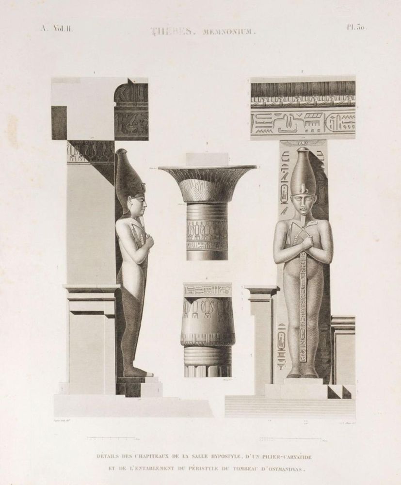 Große Abbildung Nr.1: 132-1537 Description de l'Egypte.: (Afrika, Ägypten)