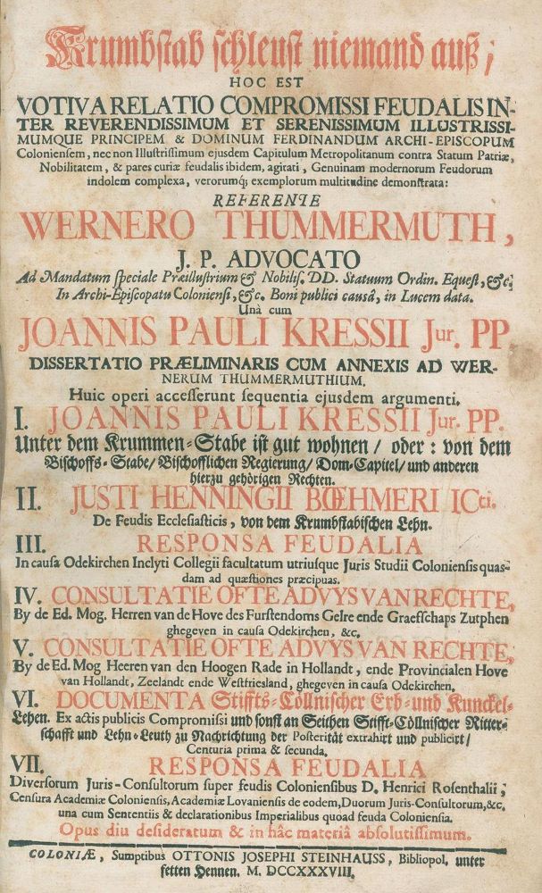 Große Abbildung Nr.1: 132-154 Thummermuth, W.: (Köln)