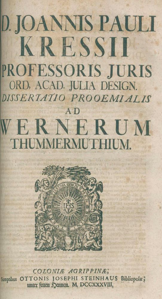 Große Abbildung Nr.2: 132-154 Thummermuth, W.: (Köln)