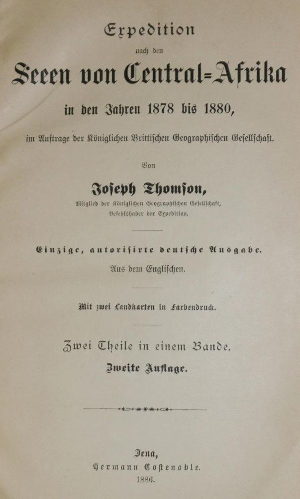 Große Abbildung Nr.1: 132-1545 Thomson,J.: (Afrika)