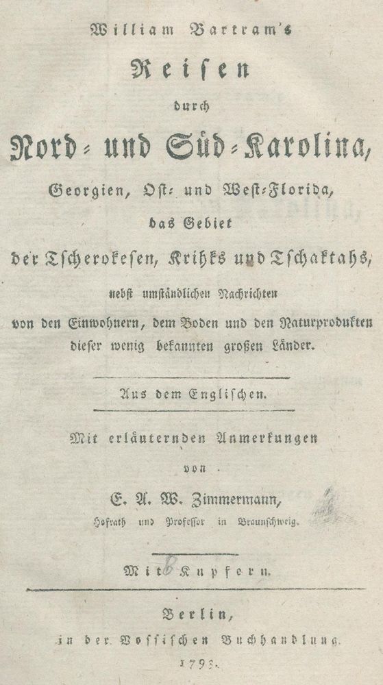 Große Abbildung Nr.3: 132-1547 Bartram,W.: (Amerika)