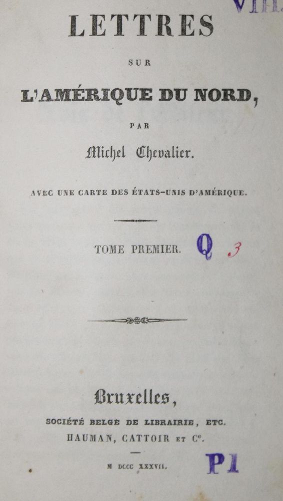 Große Abbildung Nr.1: 132-1552 Chevalier,M.: (Amerika)