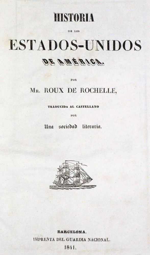 Große Abbildung Nr.2: 132-1559 Roux de Rochelle.: (Amerika)