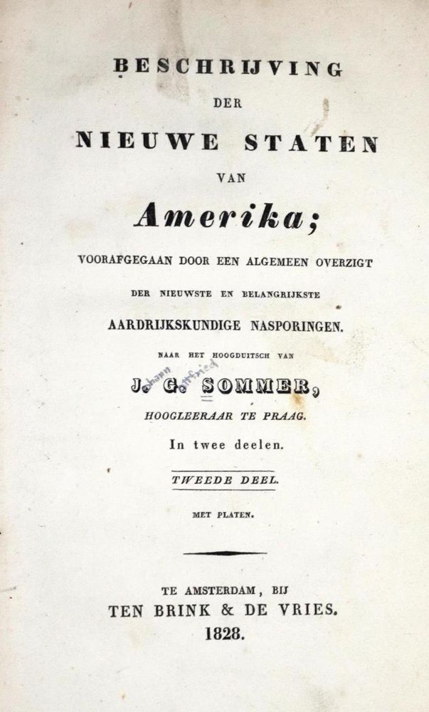 Große Abbildung Nr.1: 132-1563 Sommer,J.G.: (Amerika)