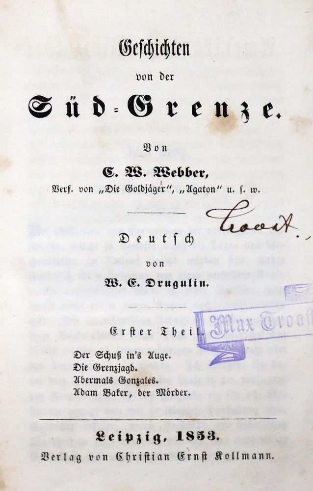 Große Abbildung Nr.1: 132-1566 Webber,C.W.: (Amerika)