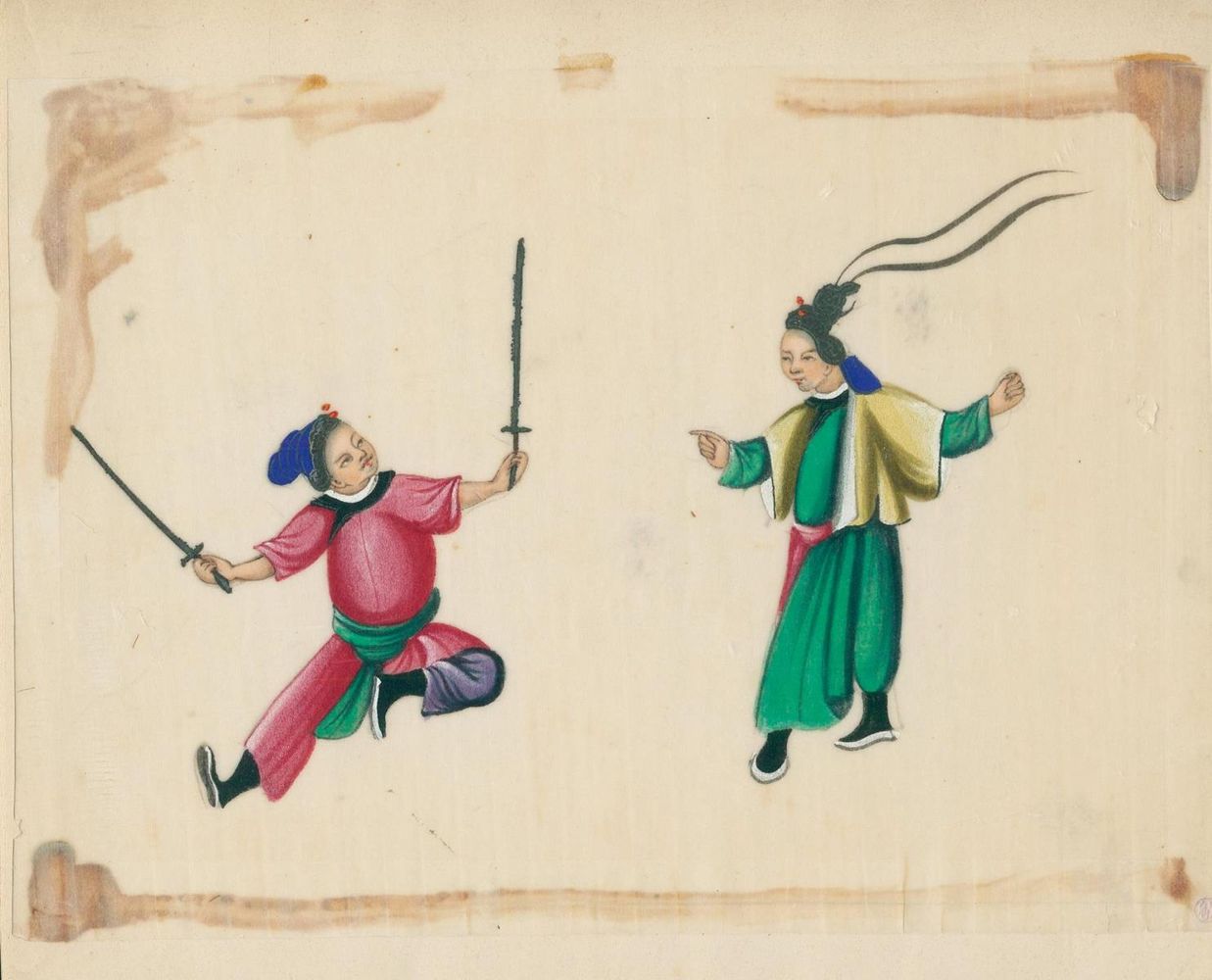 Große Abbildung Nr.2: 132-1579 Reispapieralbum.: (Asien, China)