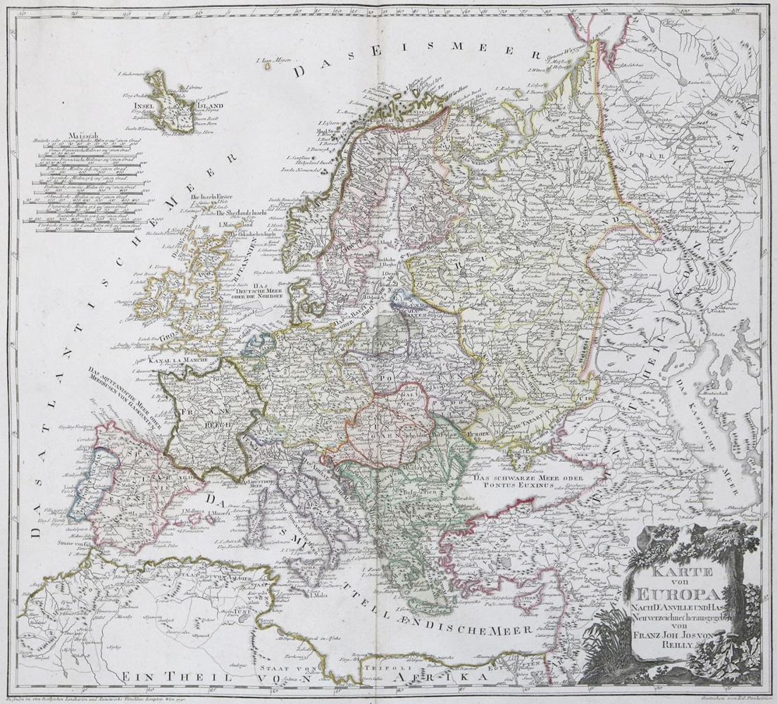 Große Abbildung Nr.2: 132-1599 Reilly,F.J.J.v.: (Atlanten)
