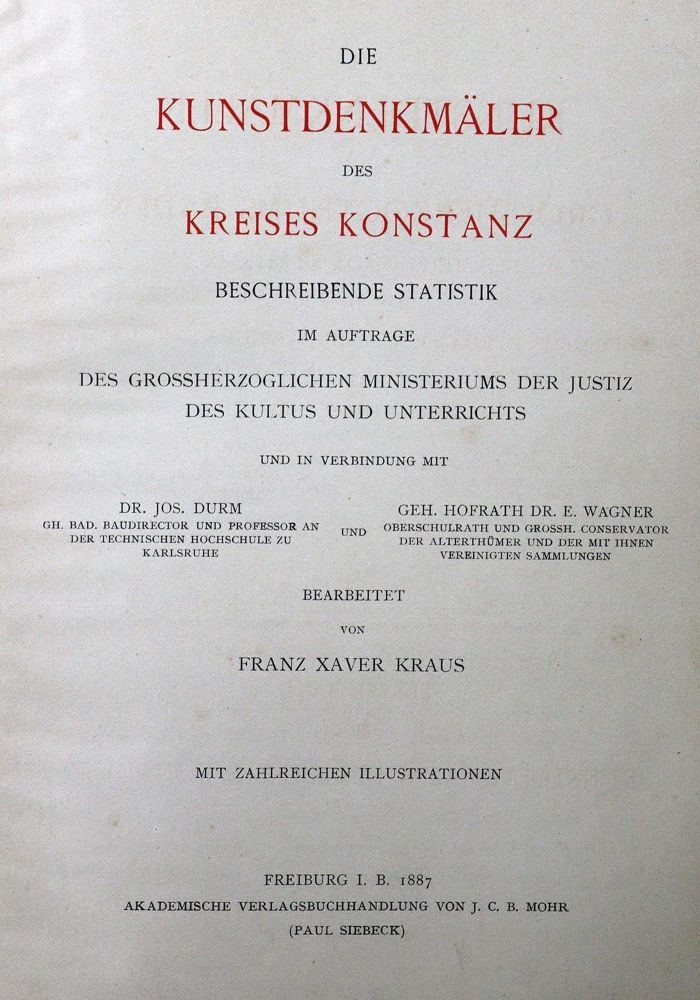 Große Abbildung Nr.1: 132-1609 Kraus,F.X. (Hrsg.).: (Deutschland, Baden-Württemberg)