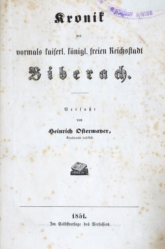 Große Abbildung Nr.1: 132-1623 Ostermayer,H.: (Deutschland, Biberach)