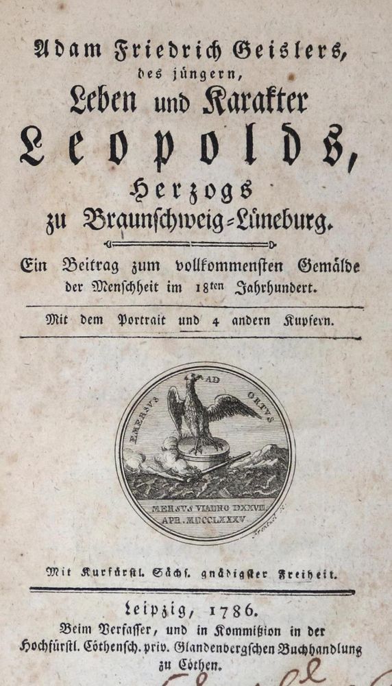 Große Abbildung Nr.1: 132-1627 Geisler,A.F.: (Deutschland, Braunschweig)