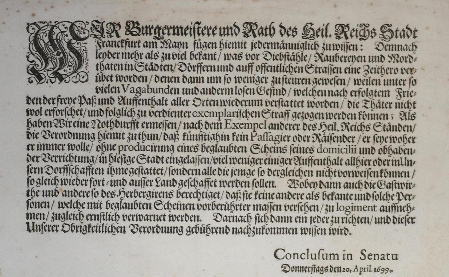 Große Abbildung Nr.1: 132-1646 Frankfurt am Main.: (Deutschland, Frankfurt, Kriminologie)