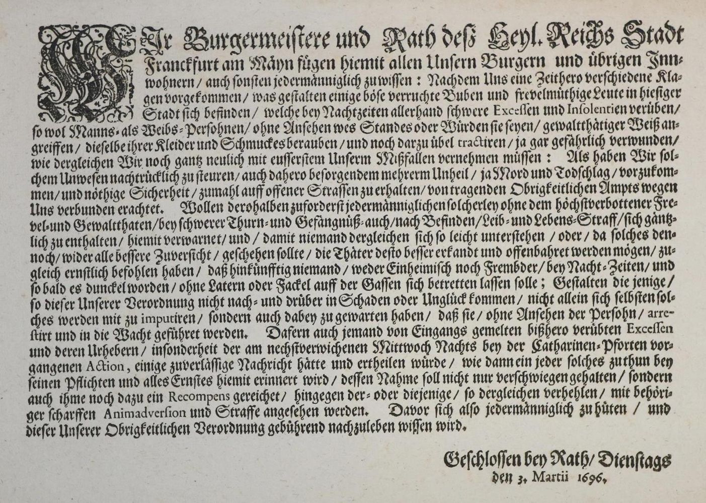 Große Abbildung Nr.1: 132-1650 Frankfurt am Main.: (Deutschland, Frankfurt, Kriminologie)
