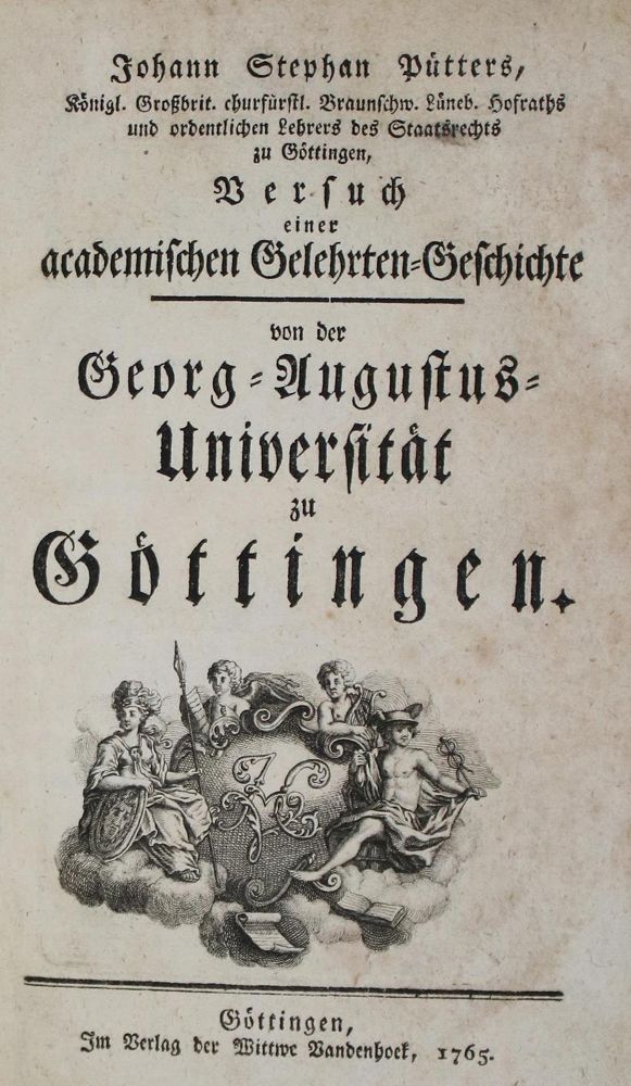 Große Abbildung Nr.1: 132-1663 Pütter,J.S.: (Deutschland, Göttingen)