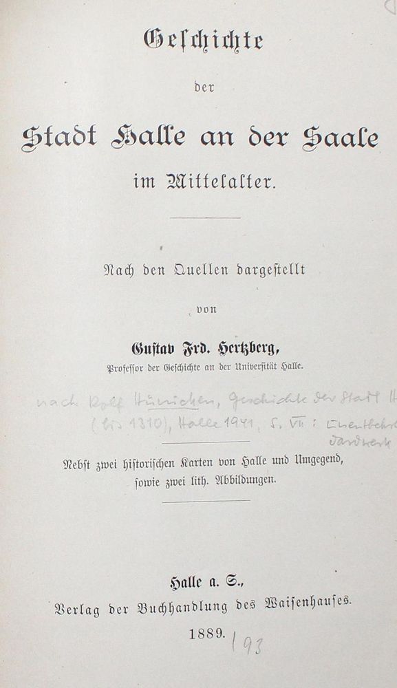 Große Abbildung Nr.1: 132-1667 Hertzberg,G.F.: (Deutschland)