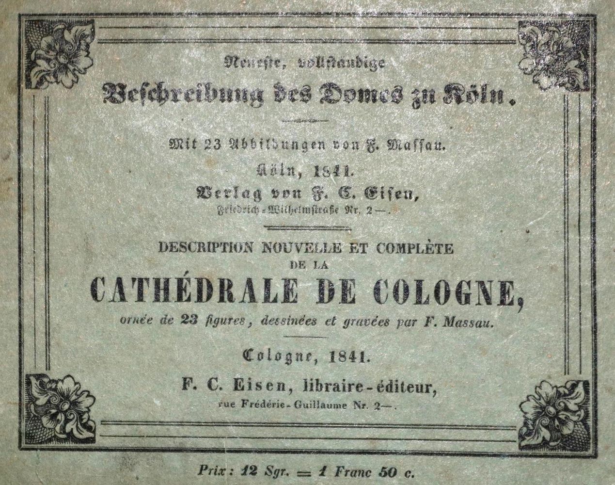 Große Abbildung Nr.1: 132-1675 Eisen,F.C.: (Deutschland, Köln)