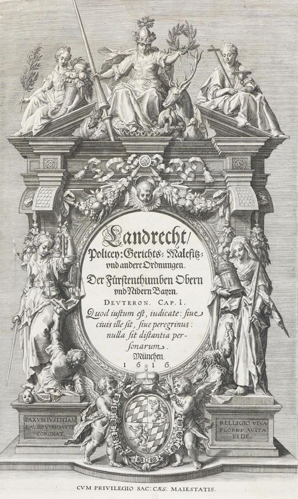 Große Abbildung Nr.1: 132-17 Landrecht, Policey:: (Bayern)
