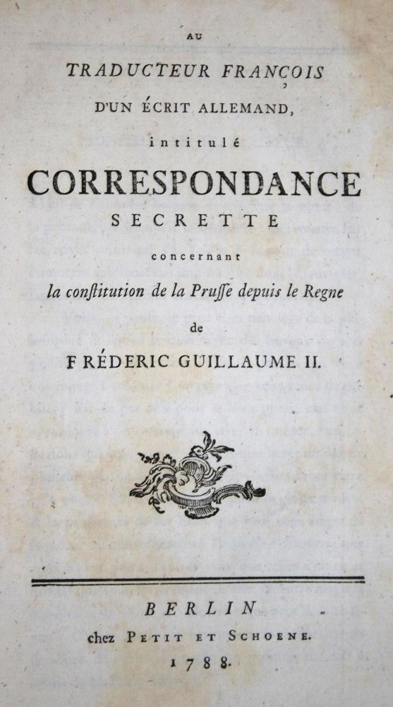 Große Abbildung Nr.1: 132-1703 (Du Vernois).: (Deutschland, Preußen)