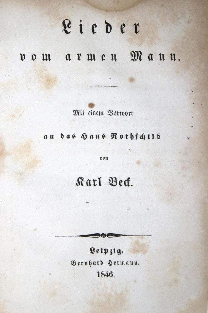 Große Abbildung Nr.1: 132-1710 Beck,K.: (Deutschland, Revolution 1848/49 - Vormärz - Politik)