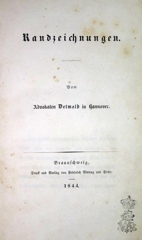 Große Abbildung Nr.1: 132-1712 Detmold,(J.H.).: (Deutschland, Revolution 1848/49 - Vormärz - Politik)