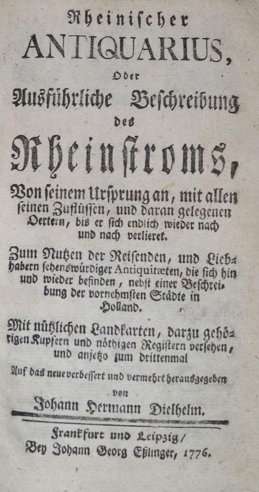 Große Abbildung Nr.1: 132-1721 Dielhelm,J.H.: (Deutschland, Rheinlande)