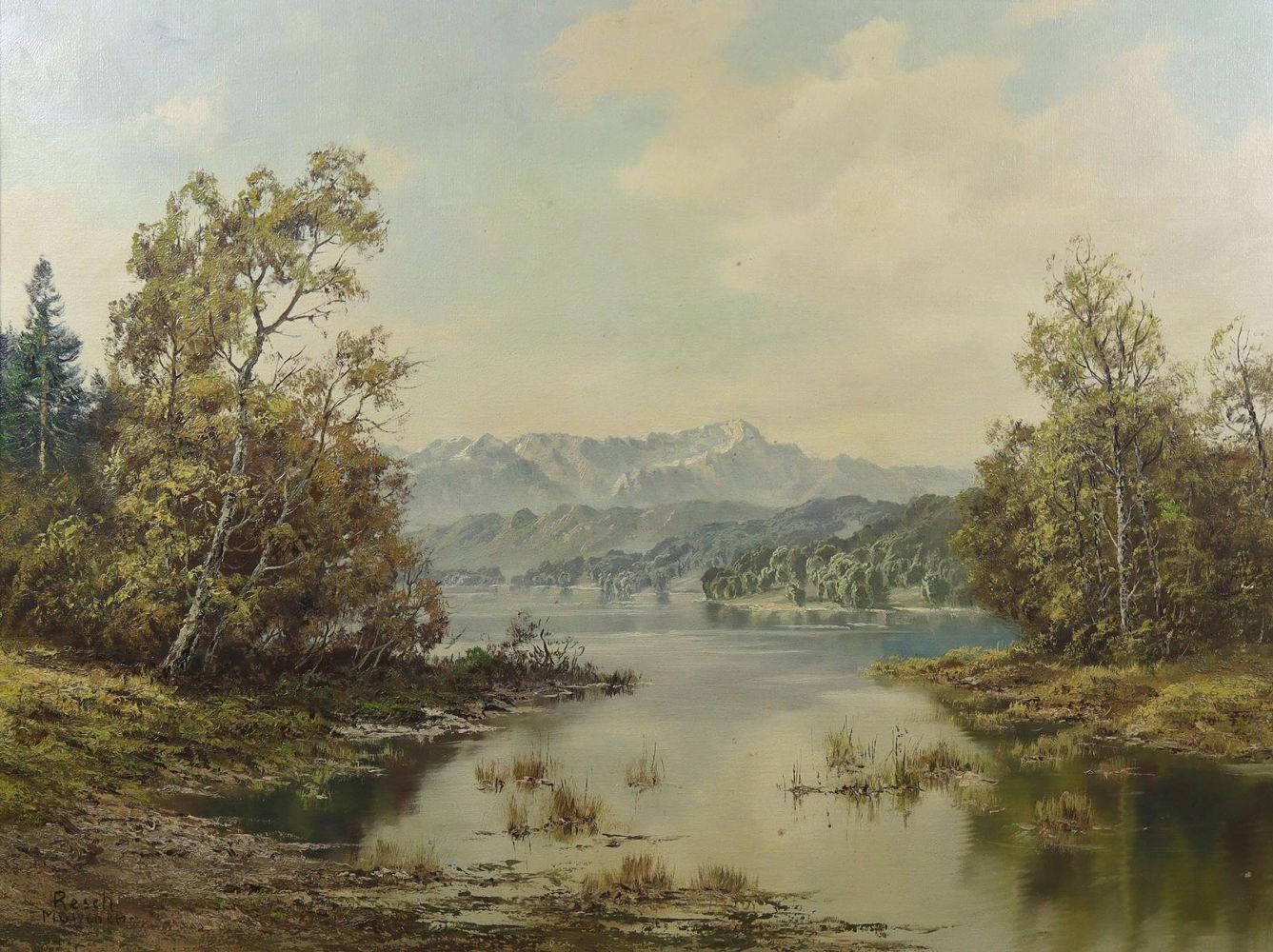 Große Abbildung Nr.1: 132-1739 Resch.: (Deutschland, Starnberger See.)