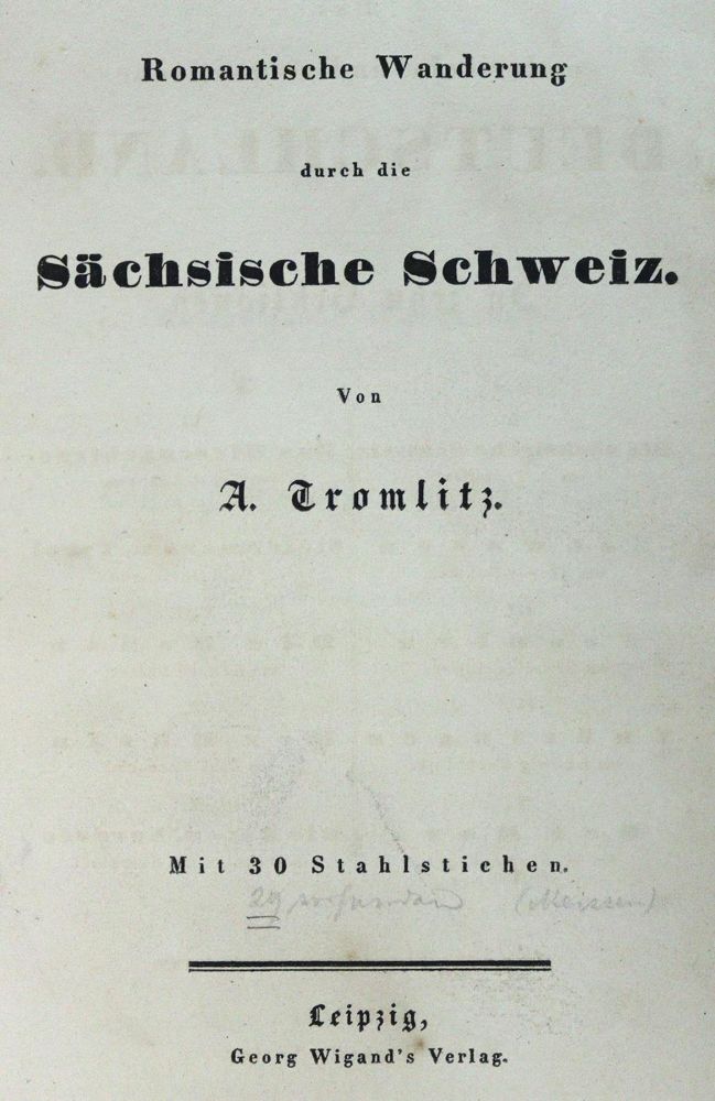Große Abbildung Nr.1: 132-1741 Tromlitz,A. (d.i. K.A.F.v.Witzleben).: (Deutschland)