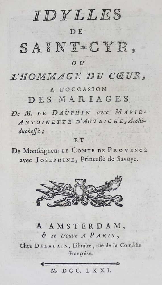 Große Abbildung Nr.1: 132-1749 Amours, Les,: (Frankreich)