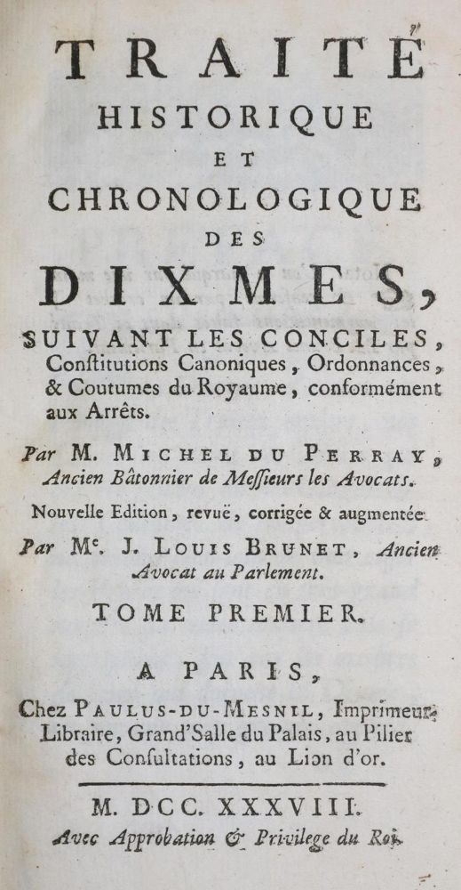 Große Abbildung Nr.2: 132-1757 Du Perray,M. u. J.L.Brunet.: (Frankreich)