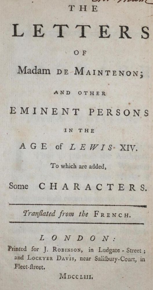 Große Abbildung Nr.1: 132-1767 Maintenon (d'Aubigne,F.)de.: (Frankreich)