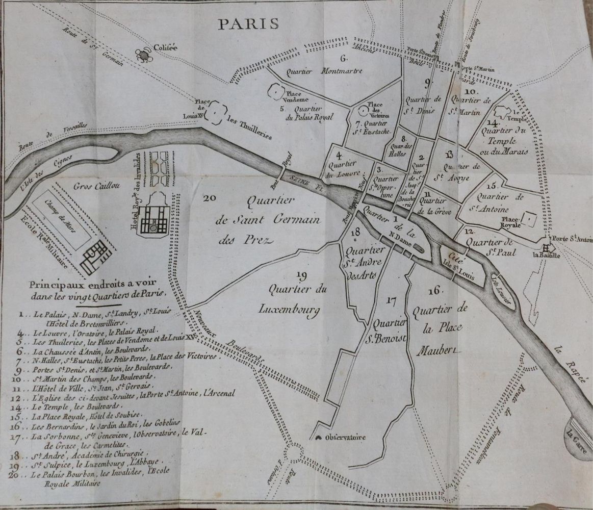 Große Abbildung Nr.1: 132-1771 Almanach Parisien,: (Frankreich, Paris)