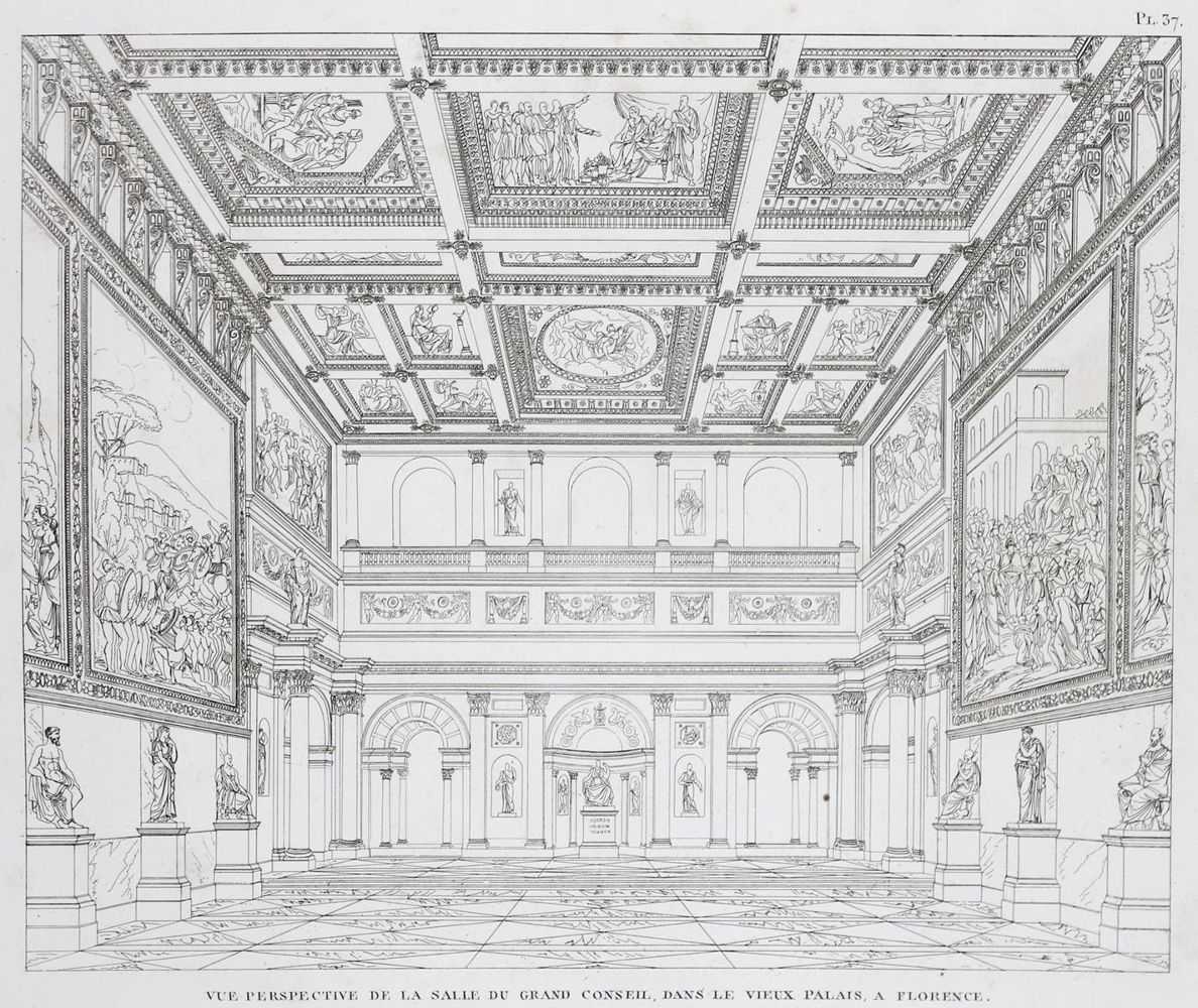Große Abbildung Nr.1: 132-1782 Grandjean de Montigny,A. u. A.Famin.: (Italien, Architektur)