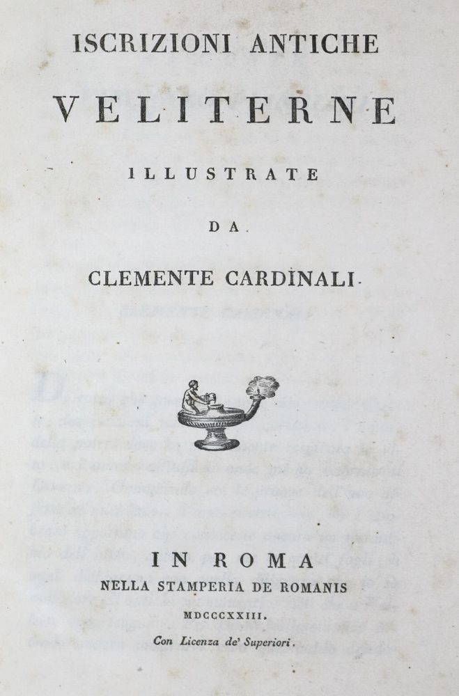 Große Abbildung Nr.1: 132-1784 Cardinali,C.: (Italien)