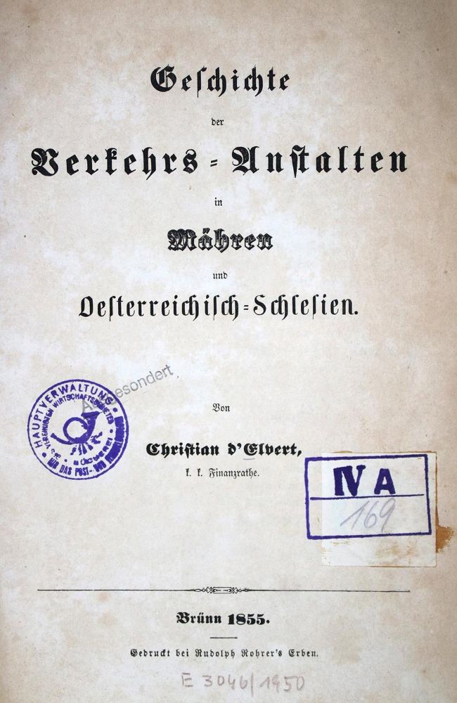 Große Abbildung Nr.1: 132-1798 Elvert,C.de.: (Österreich, Böhmen)