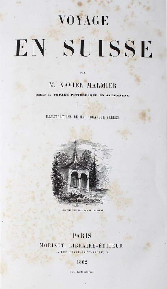 Große Abbildung Nr.1: 132-1816 Marmier,X.: (Schweiz)