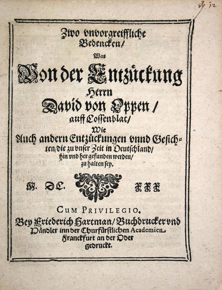 Große Abbildung Nr.1: 132-182 (Weidner,G.).: (Oppen)