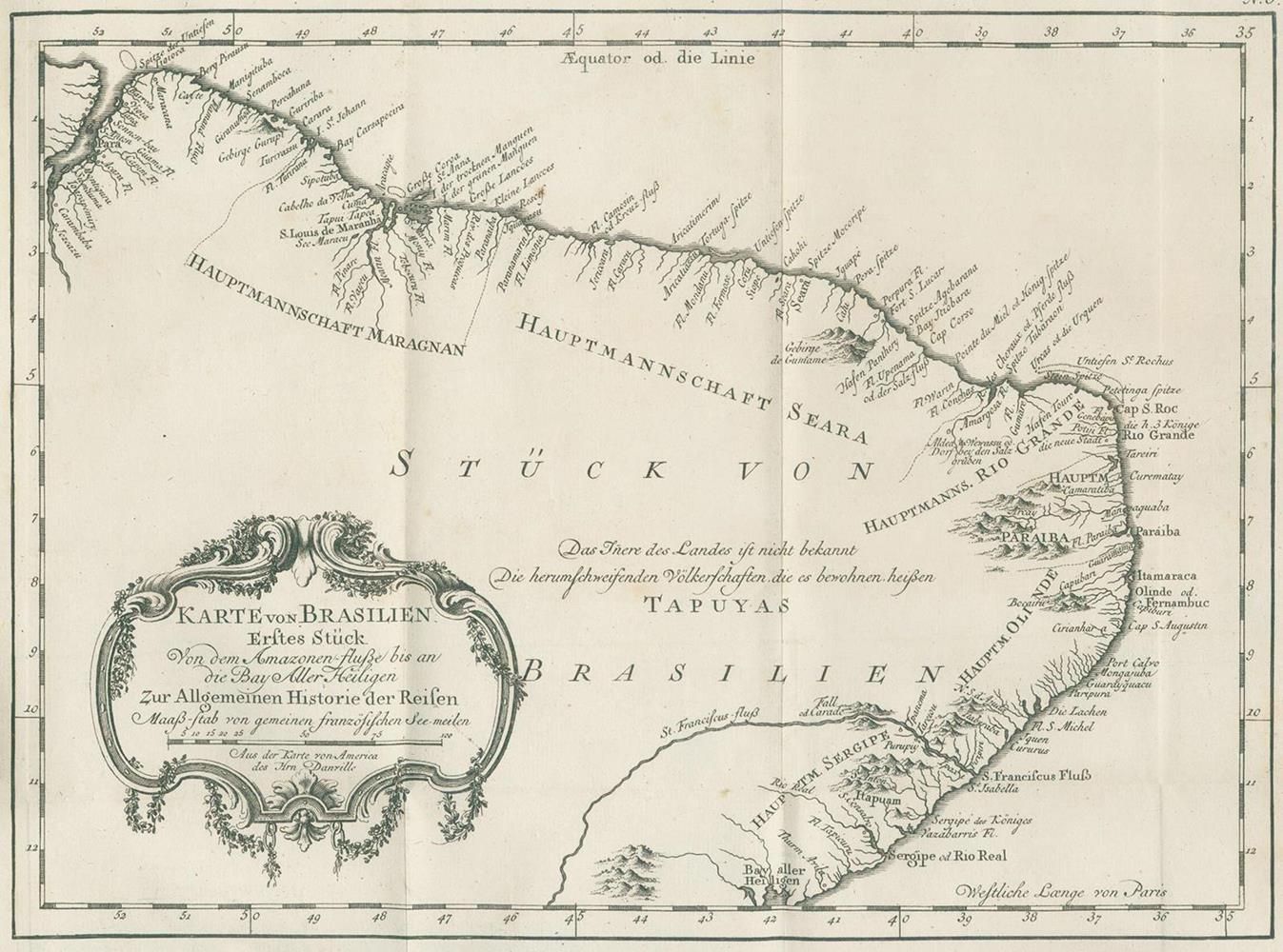 Große Abbildung Nr.1: 132-1825 Allgemeine Historie der Reisen zu Wasser und Lande;: (Verschiedene Länder - Geschichte)