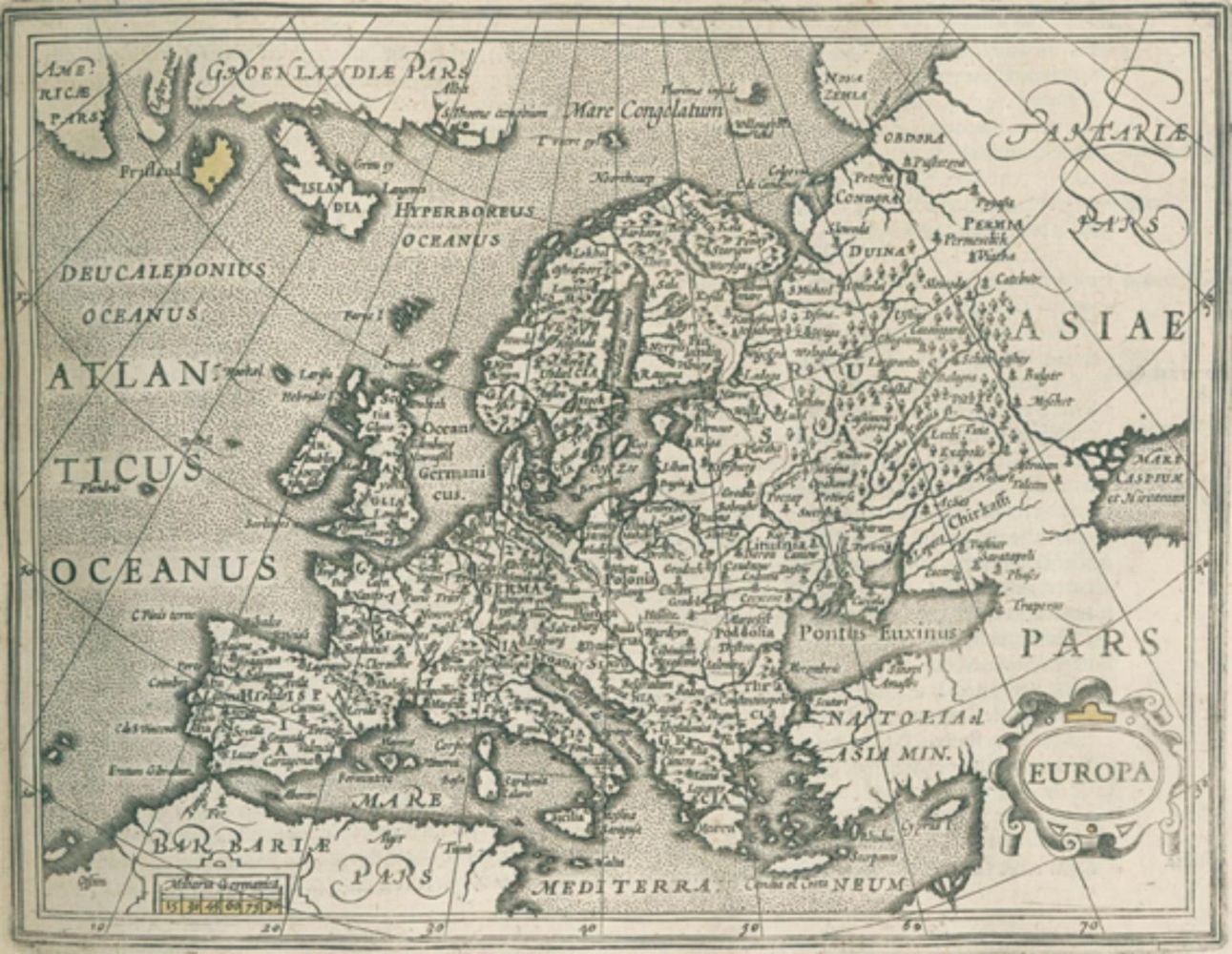 Große Abbildung Nr.1: 132-1831 Mercator,G.: (Verschiedene Länder - Geschichte, Atlanten)