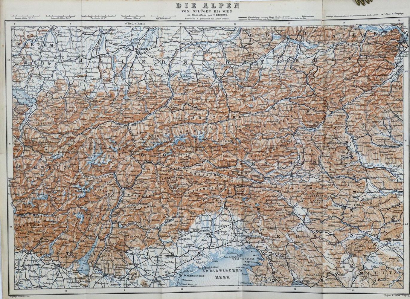 Große Abbildung Nr.1: 132-1837 Sammlung: (Verschiedene Länder - Geschichte, Baedeker)