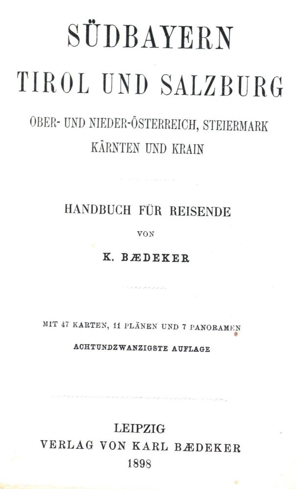 Große Abbildung Nr.2: 132-1837 Sammlung: (Verschiedene Länder - Geschichte, Baedeker)