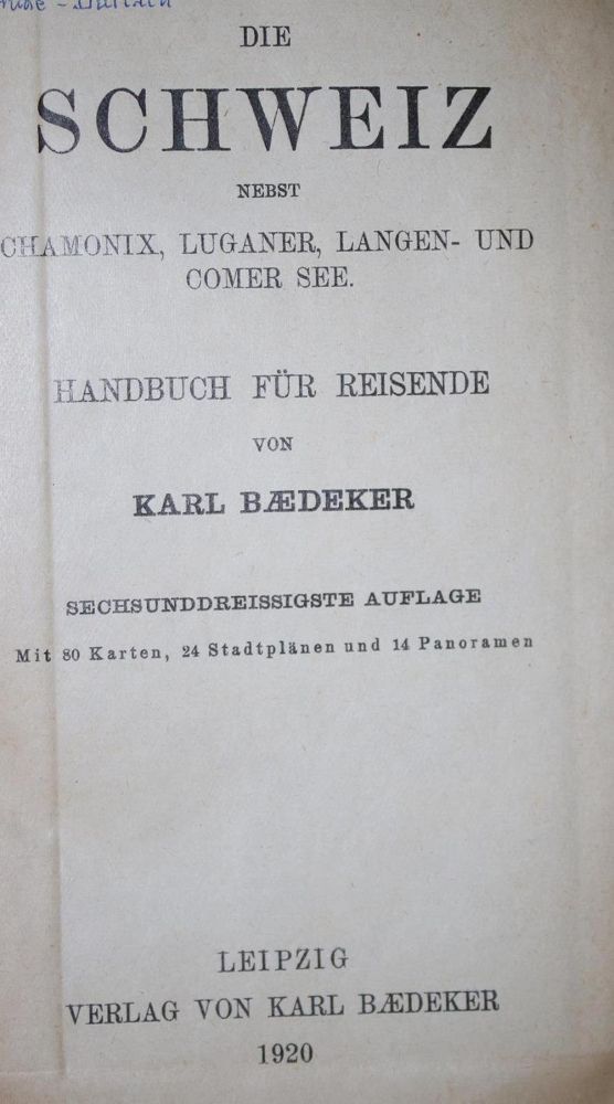 Große Abbildung Nr.1: 132-1838 Sammlung: (Verschiedene Länder - Geschichte, Baedeker)