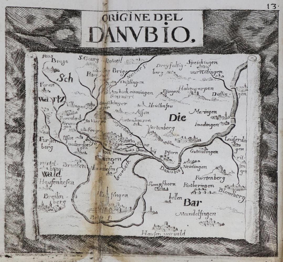 Große Abbildung Nr.1: 132-1853 (Birken,S.v.).: (Verschiedene Länder - Geschichte, Donau)