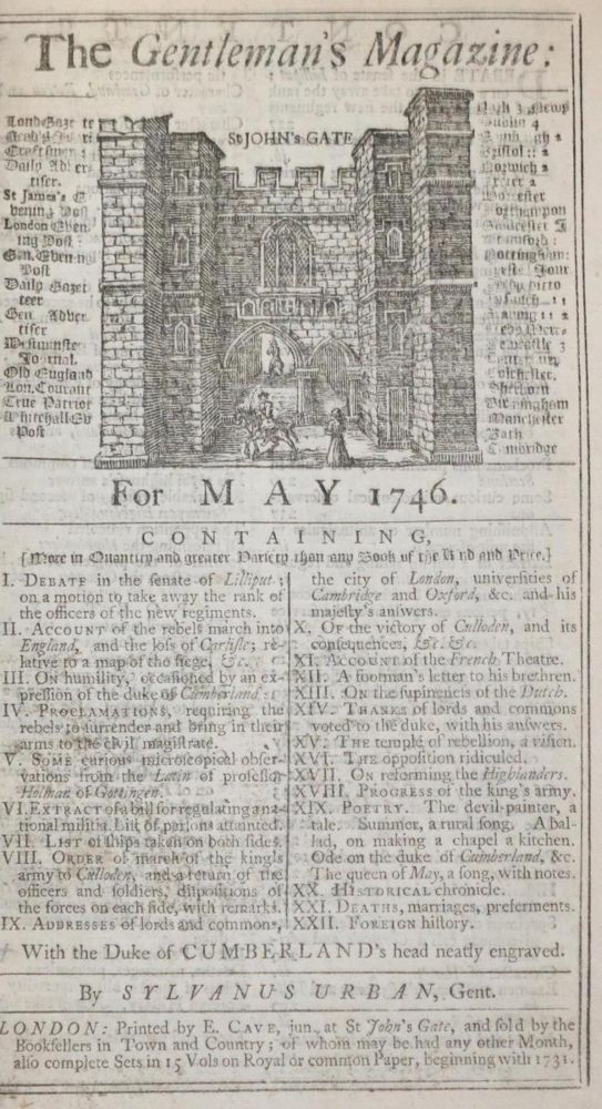 Große Abbildung Nr.3: 132-1855 Gentleman's Magazine, The,: (Verschiedene Länder - Geschichte)