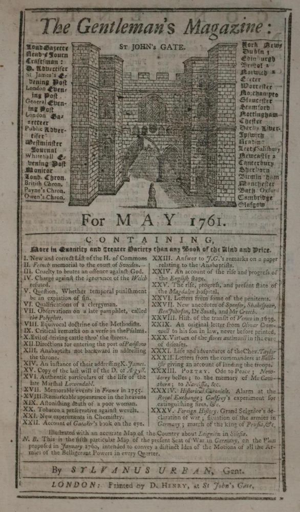 Große Abbildung Nr.6: 132-1857 Gentleman's Magazine, The,: (Verschiedene Länder - Geschichte)