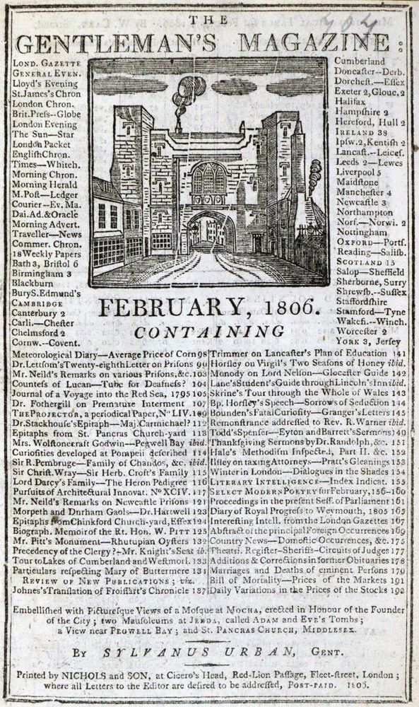 Große Abbildung Nr.4: 132-1859 Gentleman's Magazine, The,: (Verschiedene Länder - Geschichte)