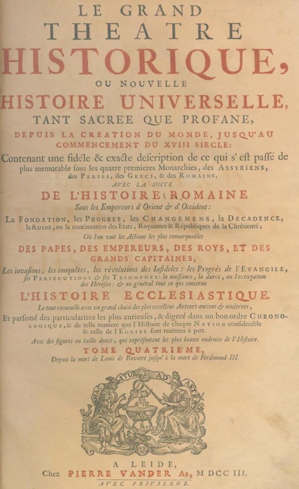 Große Abbildung Nr.1: 132-1873 (Gueudeville,N.).: (Verschiedene Länder - Geschichte)