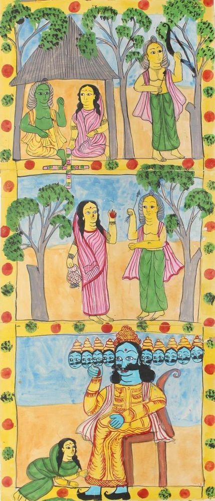 Große Abbildung Nr.1: 132-1877 Bildrolle: (Verschiedene Länder - Geschichte, Indien, Jagd)