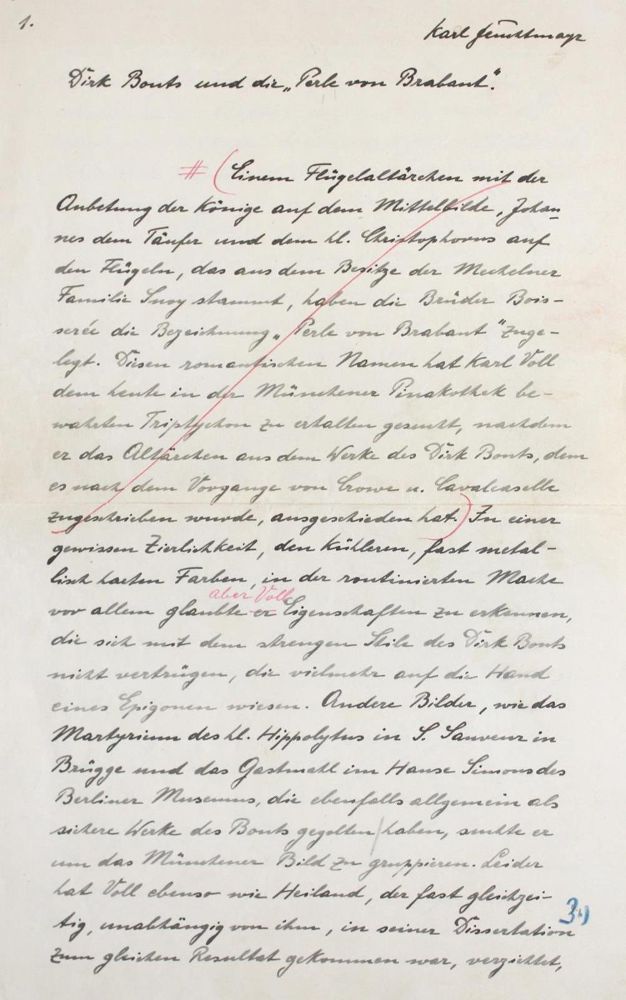 Große Abbildung Nr.1: 132-1914 Feuchtmayr,K.: (Bouts, Handschriften)