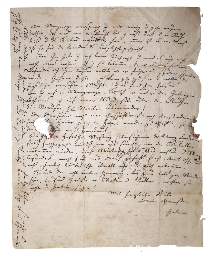 Große Abbildung Nr.1: 132-1915 Buttel, Helene Caroline Catharina von,: (Autographen)
