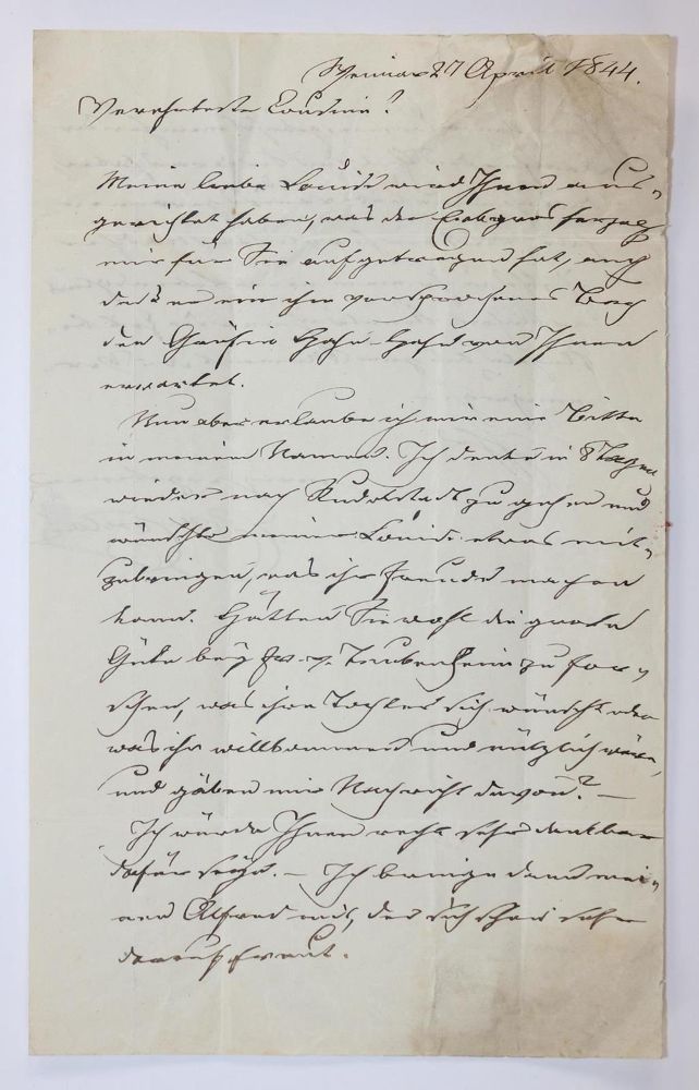 Große Abbildung Nr.1: 132-1917 Conta, Karl Friedrich Christian Anton von,: (Autographen)